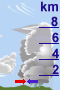 konvektive Cumulus Bewölkung