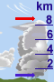konvektive Cumulus Bewölkung