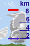 konvektive Cumulus Bewölkung
