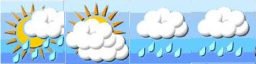 gelegentlicher Regen, zunehmend schlechter