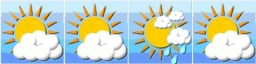 überwiegend freundlich, vereinzelt Regenschauer möglich